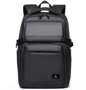 Nexusbag™ Moderne Laptop Rugzak zwart 25L - met Laptopvak - 15.6 inch - Waterdicht met USB Oplaadpoort - Rugzak reizen - Rugzakken - Rugtas met laptopvak