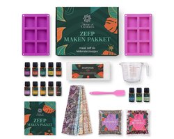 Home of Creations Zeep Maken - Gietzeep Siliconen Mallen & Geurolie - Knutselpakket Volwassenen - kerstcadeau
