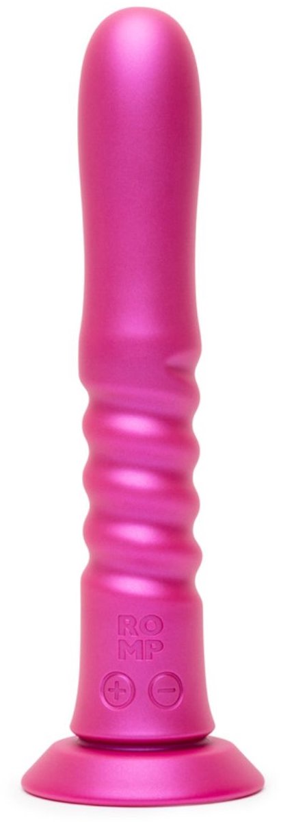ROMP - Jiggle Stotende Vibrator Met Zuignap - Roze