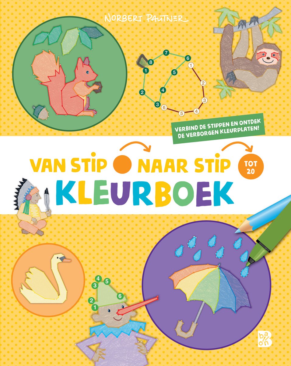 Van Stip Naar Stip Kleurboek 1 - Van Stip Naar Stip Kleurboek, Paraplu