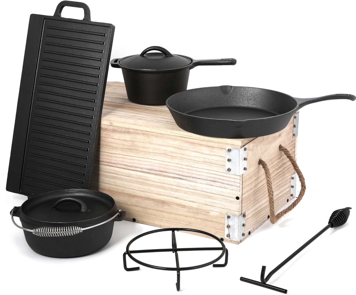 Michelangelo Dutch Oven-set Parilla - Gietijzer
