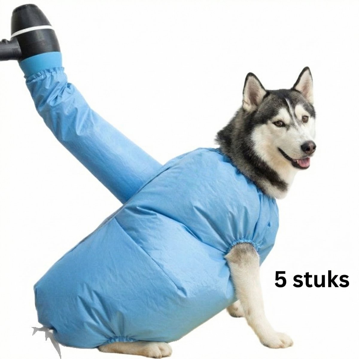Sogiol® Droogzak voor huisdieren - maat S (2,5-5 kg) - geschikt voor honden en katten - sneldrogende droogzak voor huisdieren - droogt de vacht snel na het wassen