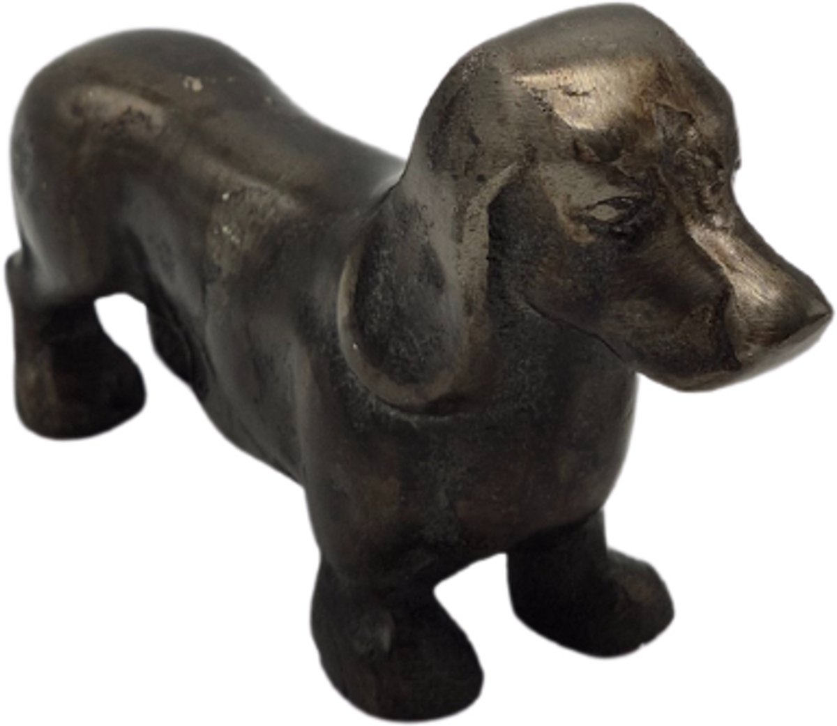 Urnenspecialist® - Urn Hond - Urn Teckel - Aluminium Urn - Honden urn - Night Black - Grijs - Antraciet - 100ML