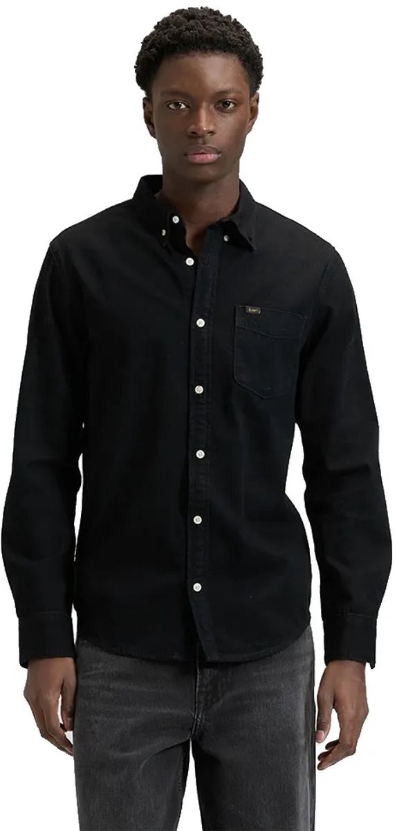 Lee 112376555 Regular Fit Overhemd Met Lange Mouwen L Man Zwart