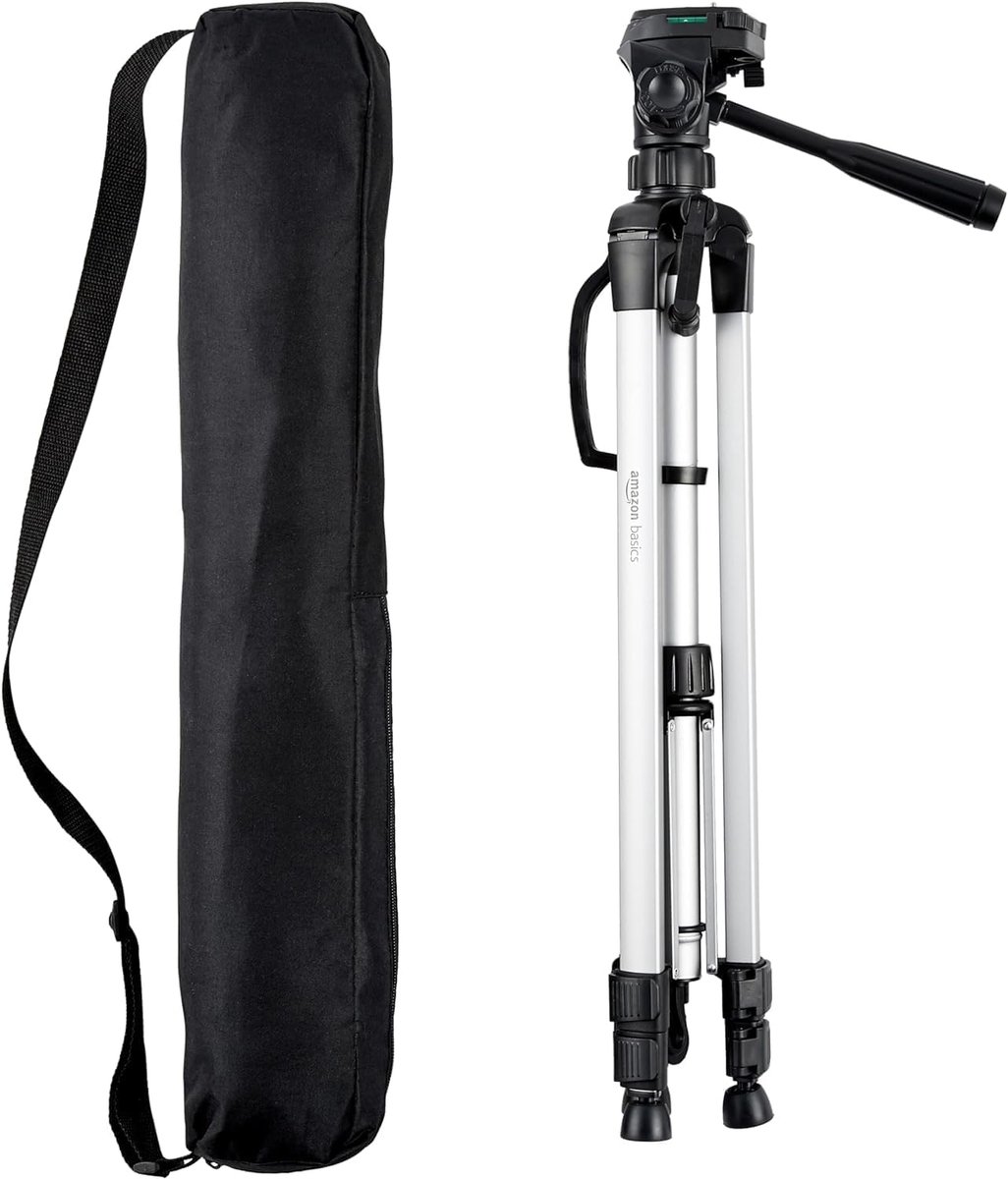 Statief Camera - Draagbaar Statief - Fotografie Stabiliteit - Lichtgewicht Aluminium - 152 cm Maximale Hoogte - Zwart