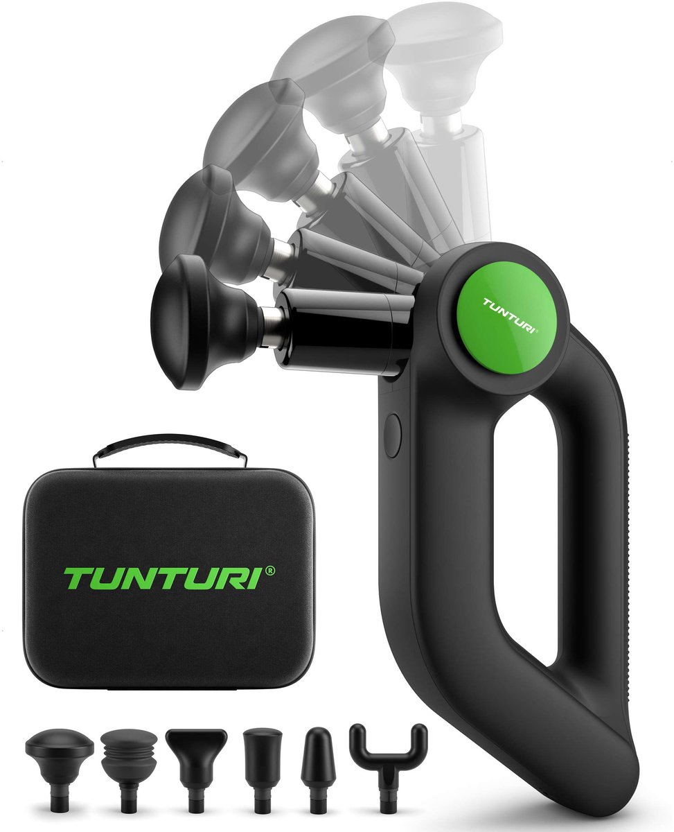 Tunturi MG70 Massage Gun Professioneel met Verstelbare Kop