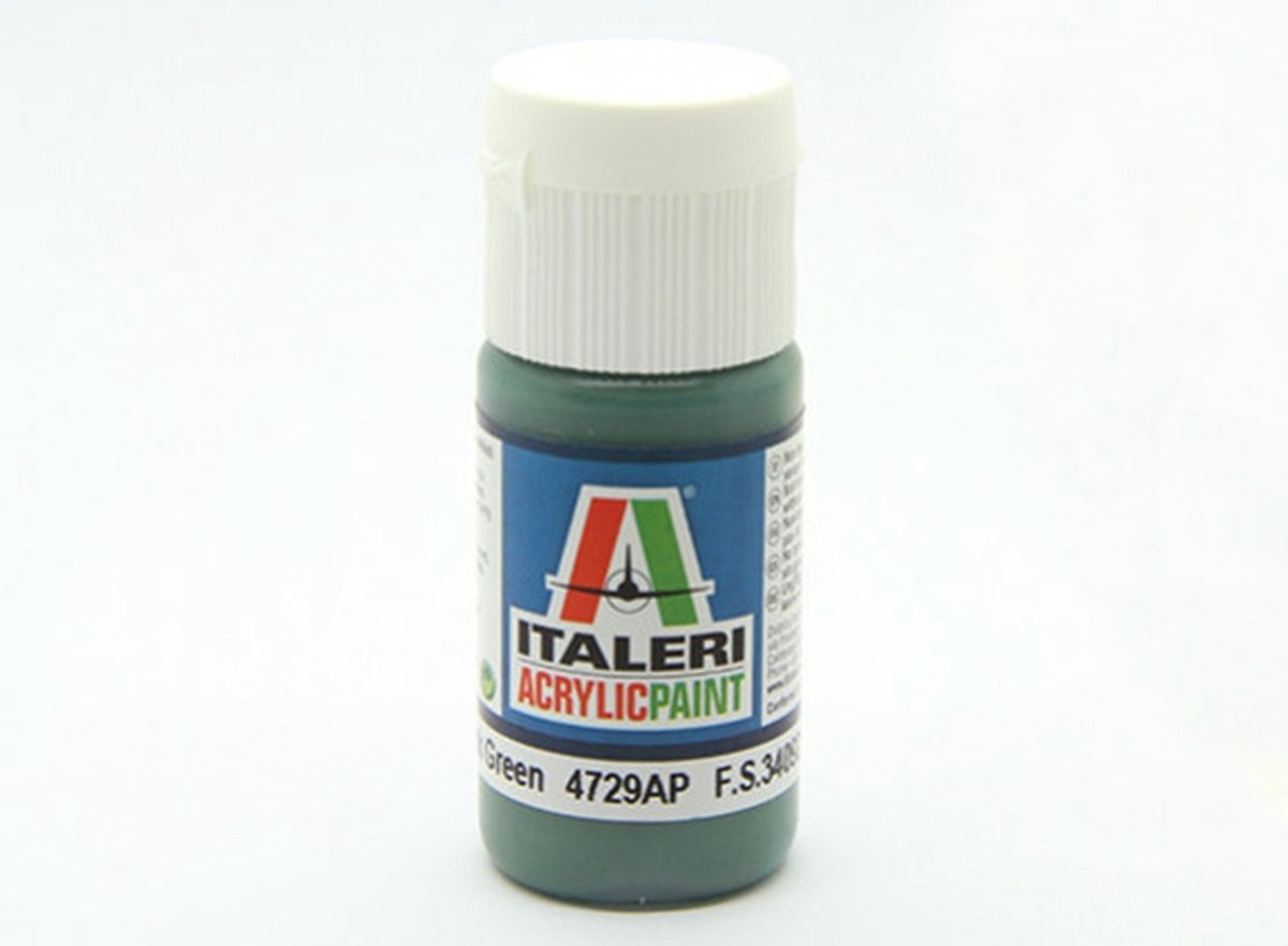 Italeri 4729ap - Flat Euro I Dark Green - Modelbouwverf Acryl