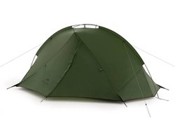 Naturehike Tagar 2 – 2 persoons lichtgewicht tent – Waterdichte kampeertent – 20D 4000MM – Inclusief grondzeil – Outdoor koepeltent – Groen