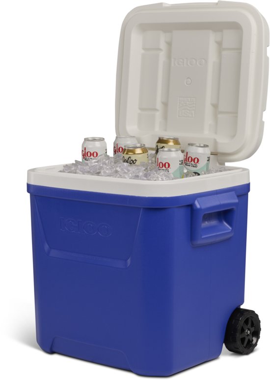 Igloo Laguna 60 Roller - Grote Koelbox op wielen - 56 Liter - Blauw van Merkloos — afbeelding 5