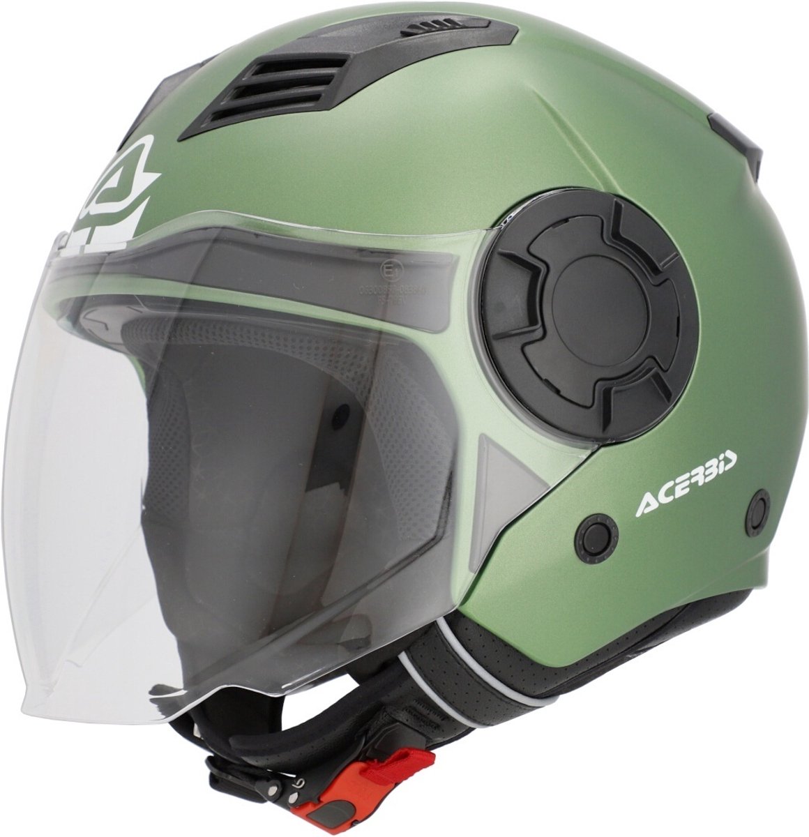 Acerbis Vento Mat Groene Jethelm - Helm