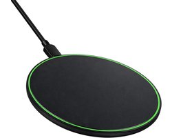 15W Draadloze Oplader – Wireless Charger – Geschikt voor alle Draadloos Oplaadbare Smartphones – Zwart