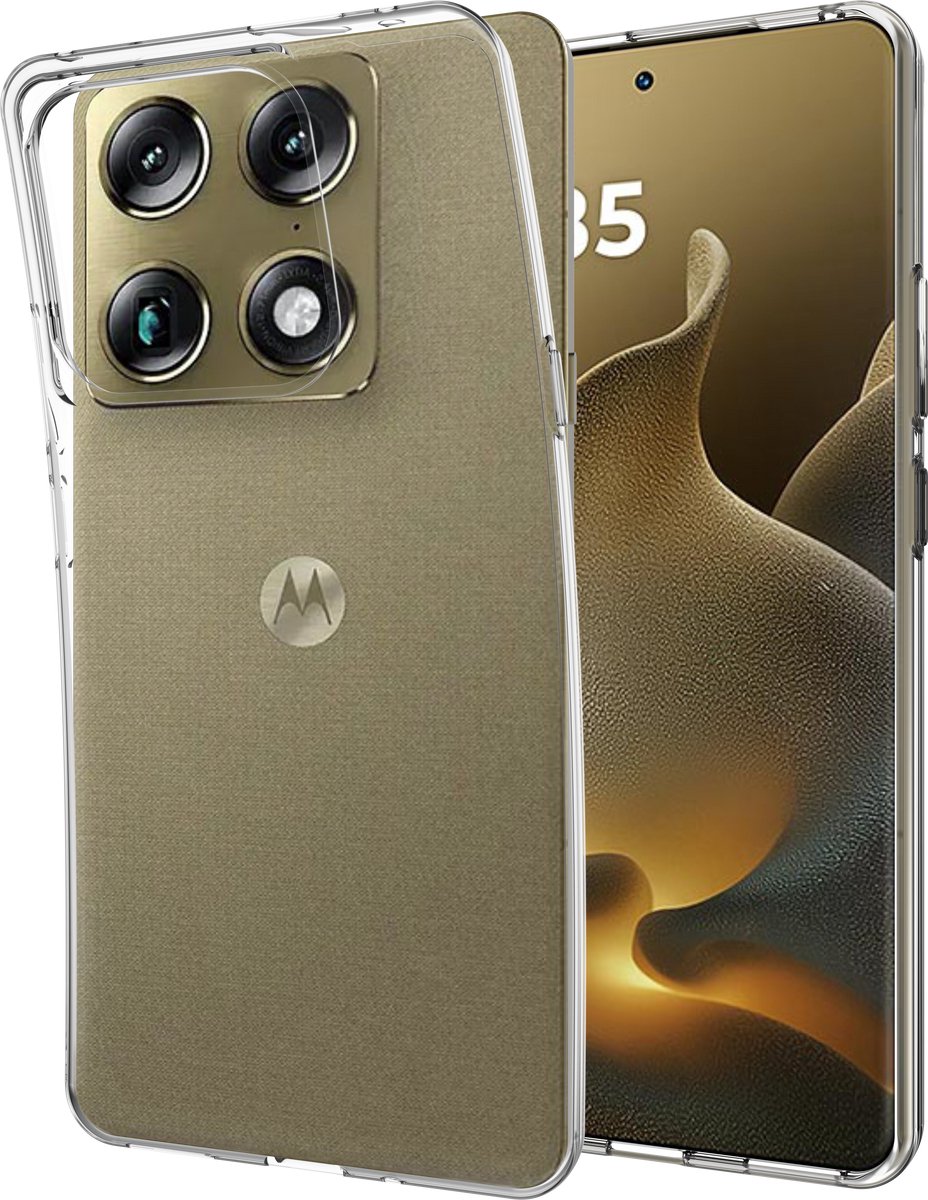 Just in Case hoesje geschikt voor Motorola Signature Hoesje Siliconen - Flexibele Case - Transparant