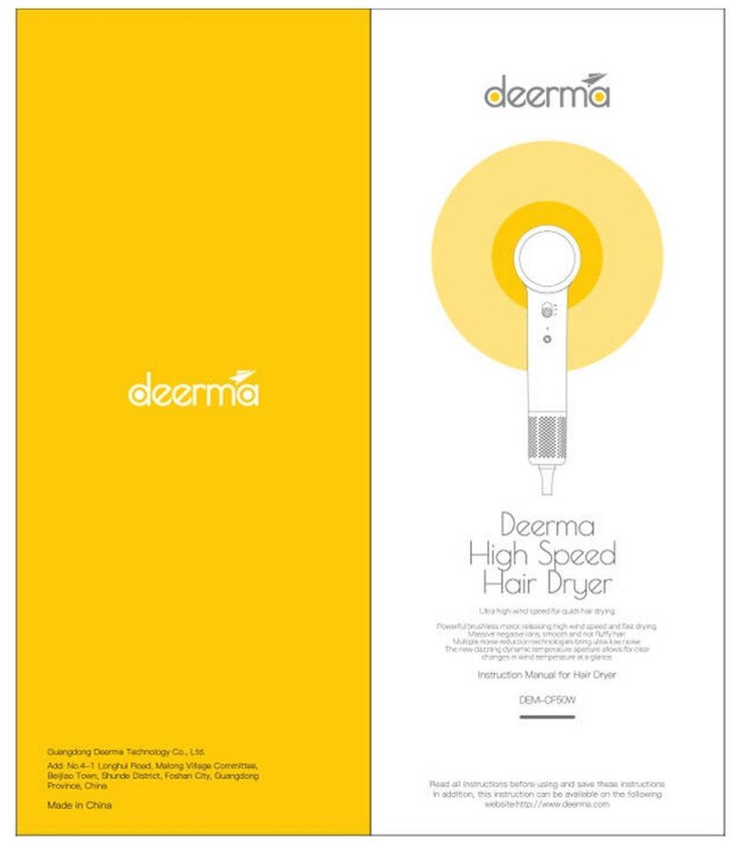 Deerma High Speed Föhn met Magnetisch Ophangsysteem - Wit - afbeelding 3