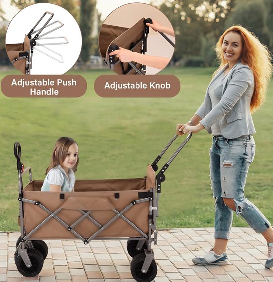 Bolderwagen - Bolderkar - Strandkar - outdoor kar van Merkloos — afbeelding 2