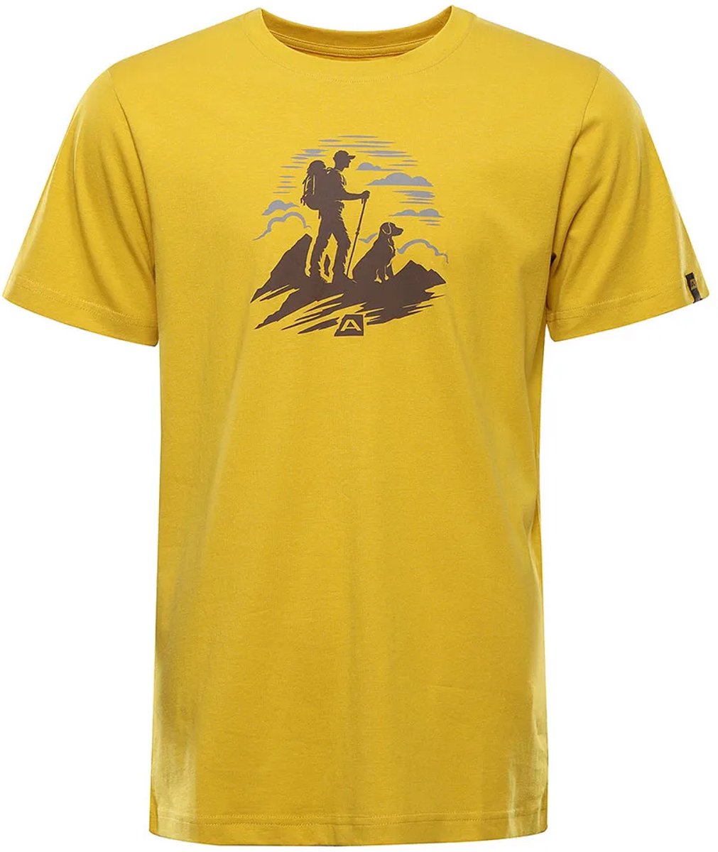 Alpine Pro Termes 3 T-shirt Met Korte Mouwen Man Lemon Curry