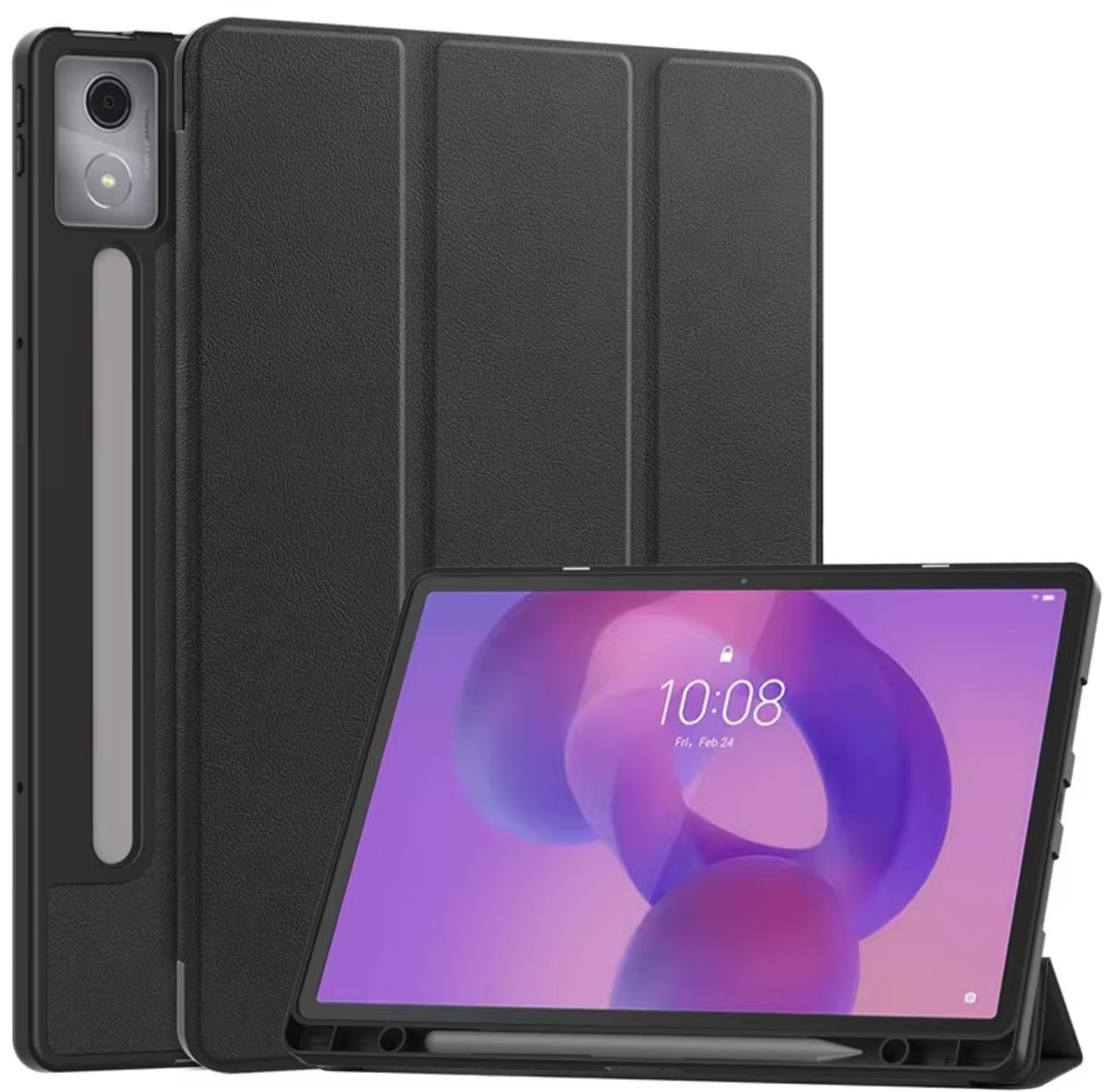EtuiTab Serie - Tablethoes - Zwart - Plaats voor Stylus - Magnetische Sluiting