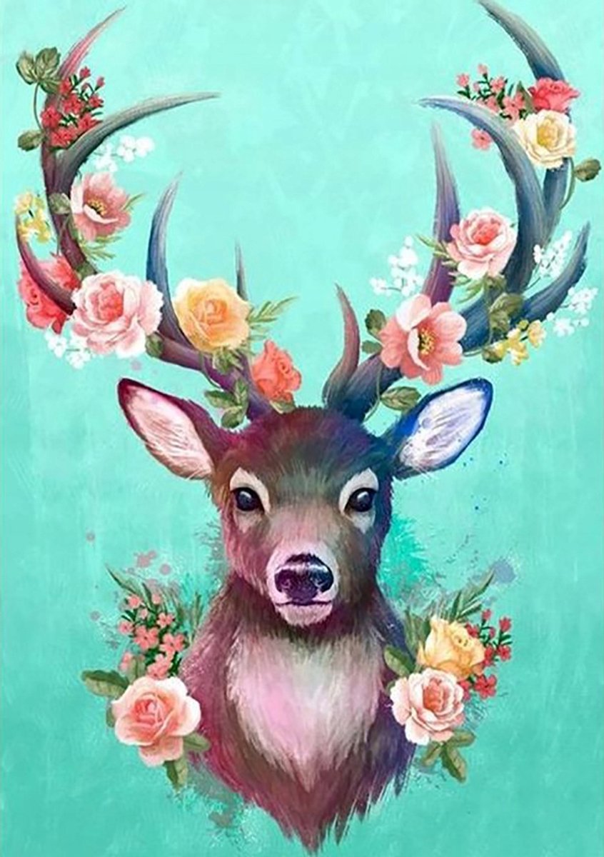 Diamond Painting - Dieren Serie - 30x40 - Hert