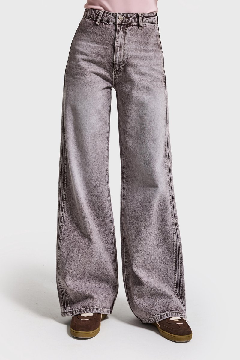 It's Basic - LOOSE HIGH RISE JEANS - COPPER