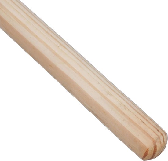 Houten steel - Vervangende handgreep - Gereedschap reparatie - Ergonomische D-vorm - 104cm lang - Natuurlijk hout van Merkloos	 — afbeelding 4