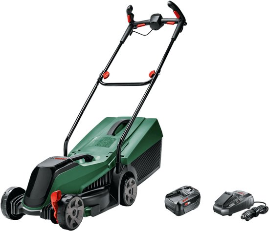 Foto: Bosch citymower 18v 32 300 accu grasmaaier met 18 v 5ah accu en lader maaibreedte 32 cm