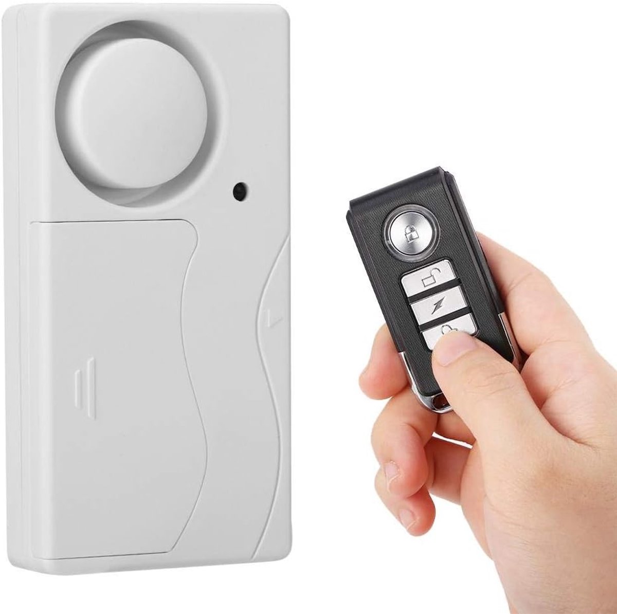Draadloos Huisalarm - Deuralarm Kozijnsensor - Inbraakpreventie Woning - Luid 105 dB Signaal - Compact Formaat
