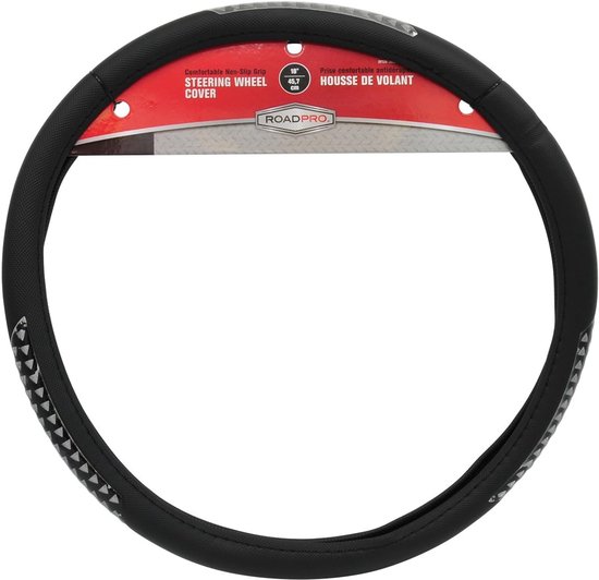 Stuurwielhoes - Comfort Grip - Truck Rijden - Antislip Ontwerp - 18 Inch - Zwart — afbeelding 2