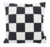 Sierkussen Checker Zwart | 45 x 45 cm | Katoen/Polyester