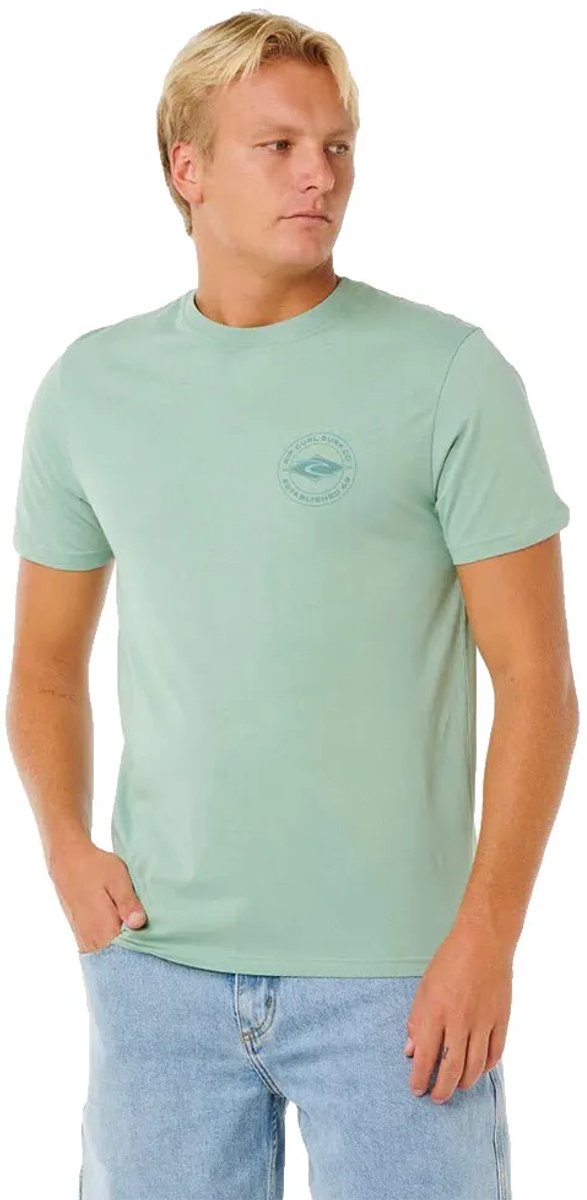 Rip Curl Staple T-shirt Met Korte Mouwen M Man Aloe