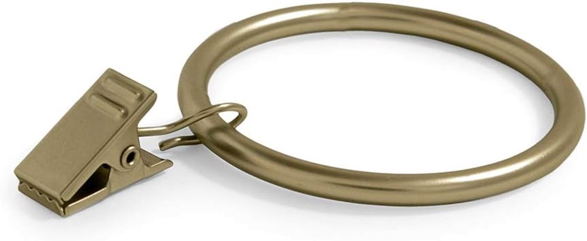 Gordijnclips met Ringen - Decoratieve Clips - Gordijnen Ophangen - Sterke Metaalconstructi