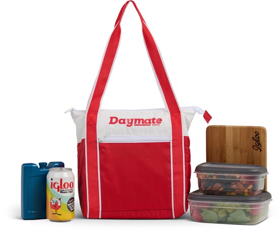 Igloo - Daymate - Opvouwbare Geïsoleerde Lunch/koeltas - Lichtgewicht & Gemaakt van 100% Gerecycled Materiaal van Igloo — afbeelding 5