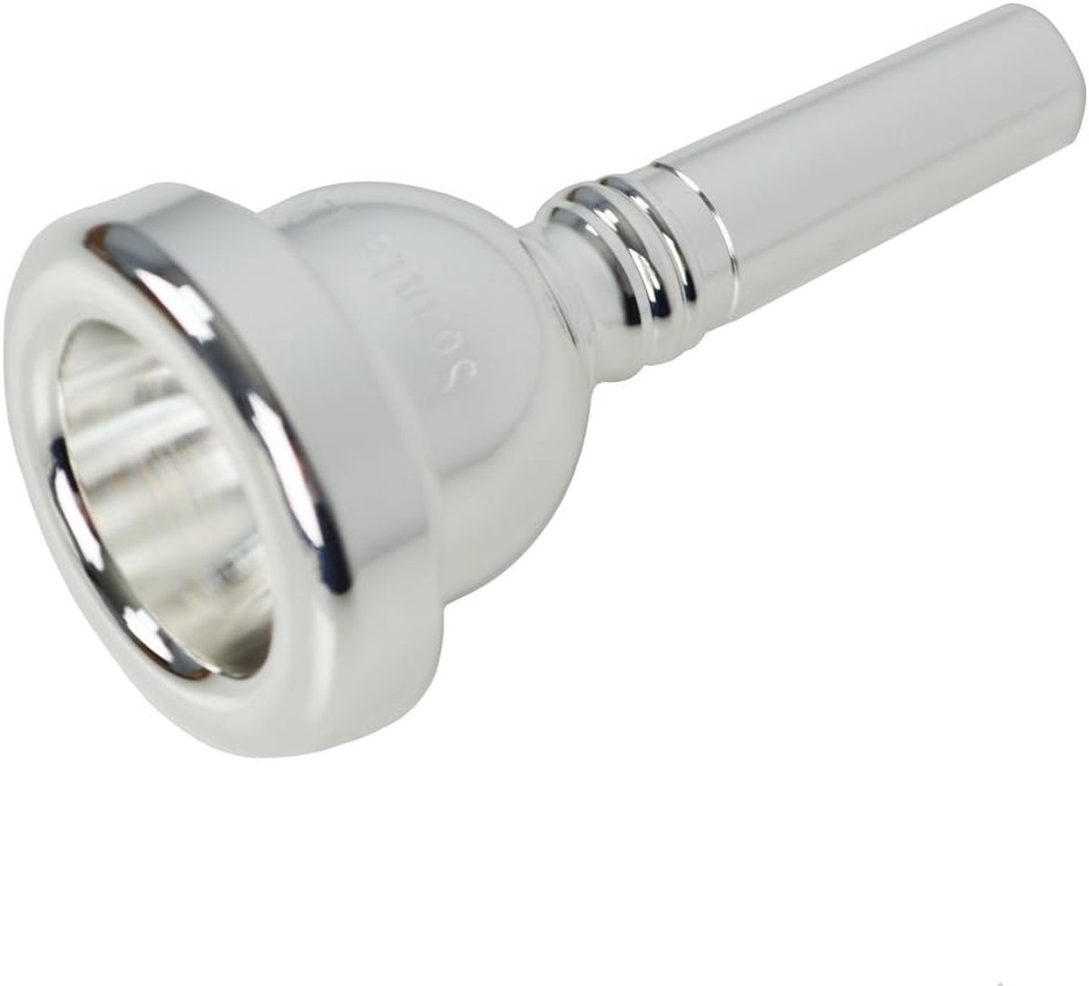 Posaune Mondstuk - Trombone Mondstuk - Muziek Maken - Kleine Schacht Ontwerp - 12 C - Zilver