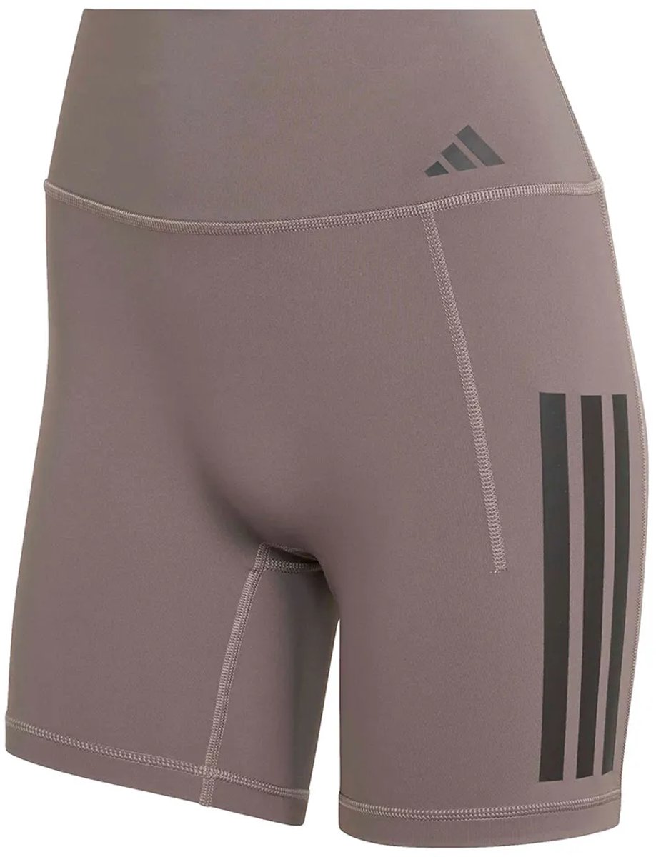 Adidas Optime Workout 3 Stripes 7´´ Korte Leggings Vrouw Zwart