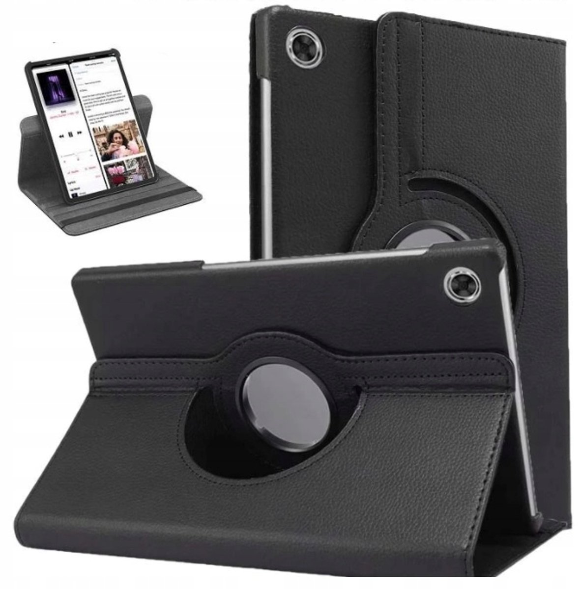 EtuiTab Lenovo Tab M10 Serie - Tablethoes - Zwart - 360 graden rotatie