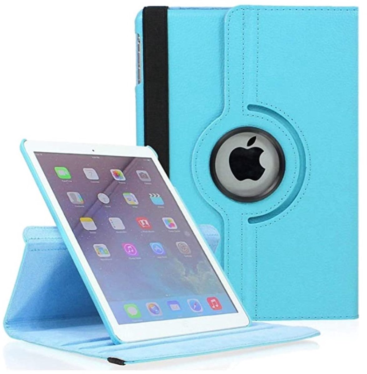 EtuiTab - 360° Draaibare Tablethoes - Niebieski - Apple iPad 9.7 2017/2018 Air 1 Air 2