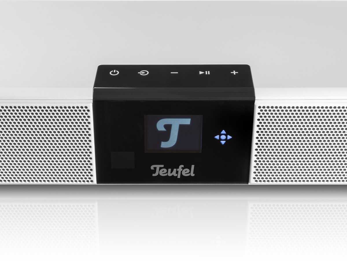 Teufel CINEBAR 22 Power Edition - 5.1-kanaals Dolby Atmos-soundbar met draadloze, krachtige subwoofer, 8 luidsprekers, thuisbioscoopsysteem, HDMI 3D ARC CEC, 4K-doorvoer, touchscreen thumbnail 5