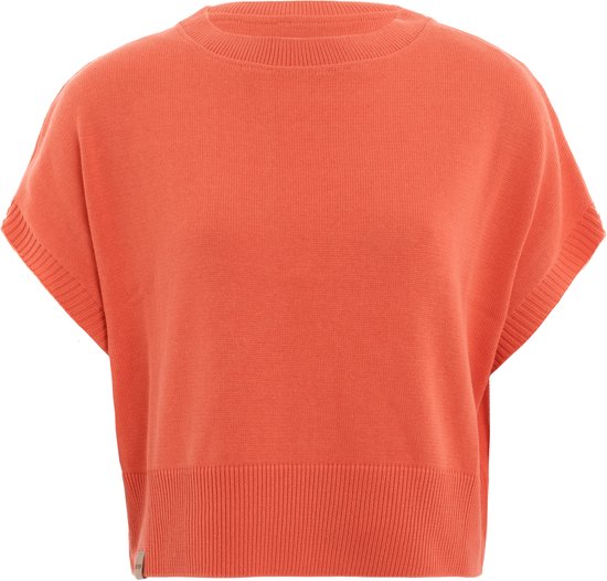 2-delige outfits voor dames, trui-sets, gebreide trui met korte mouwen, pullover, tops, elastisch, getailleerde broek, loungewear, abrikoos, S