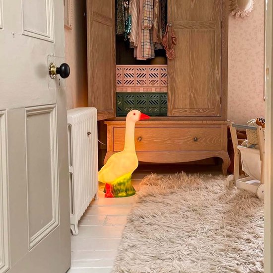 Egmont Toys Heico Gans lamp - 60 cm - Nachtlampje Kind - Nachtlamp Babykamer - Grote Gans - Inclusief LED & Transformator van Merkloos — afbeelding 5
