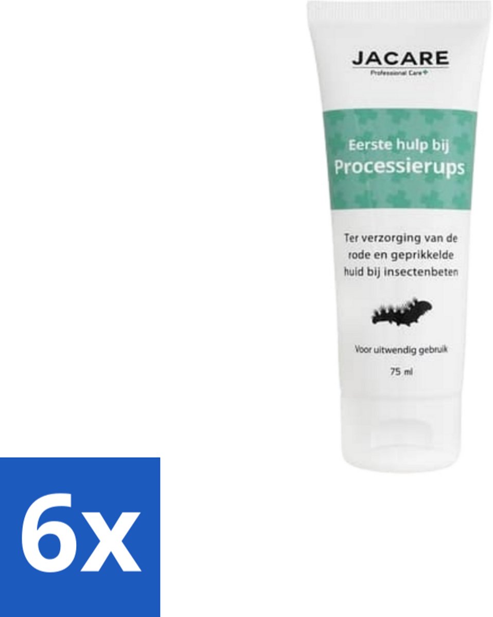 Jacare – Gel – Processierups – 75 ml - Voordeelverpakking - 6 stuks