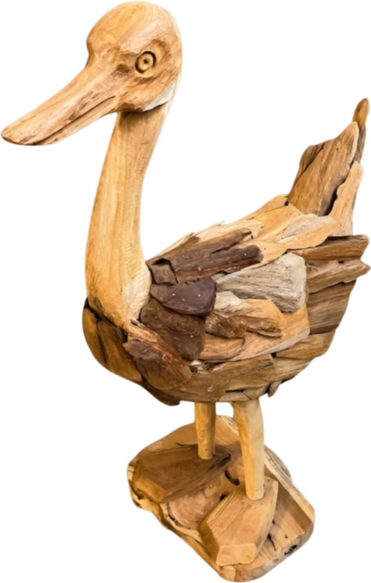 Duck Bebek teak 45x20xH60