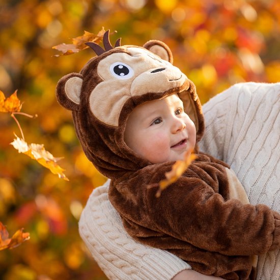 JAXY Body Bébé - Barboteuses Barboteuses - Pyjama Bébé - Costume Bébé - Déguisements Bébé - Costume Bébé - Combinaison Hiver Bébé - Barboteuse Bébé - Combinaison Ski Bébé - Bébé Déguisements Bébé - 12-18 Mois - Singe