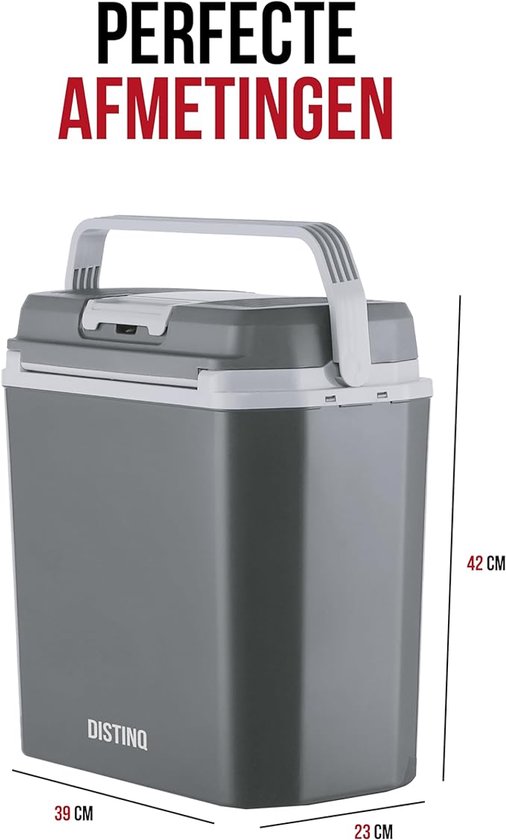 Elektrische Koelbox - 20 Liter - Koelen & Verwarmen - 12V & 230V - Voor Auto en Camping van Merkloos — afbeelding 2