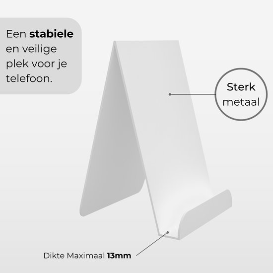 Support pour carrelage en métal - Support pour carrelage JOY White - HOYA living (support pour carrelage - support pour carrelage en acier - support pour carrelage en métal - convient également pour les carrelages Story )