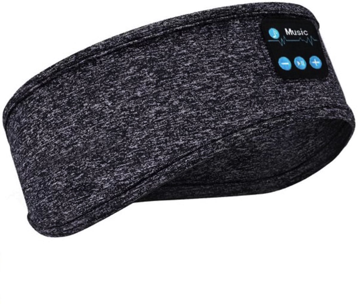 Femur® Haarband - Zweetband - Bluetooth Haarband - Muziek Haarband - Koptelefoon - Slaapmasker - Slaap Koptelefoon - Grijs