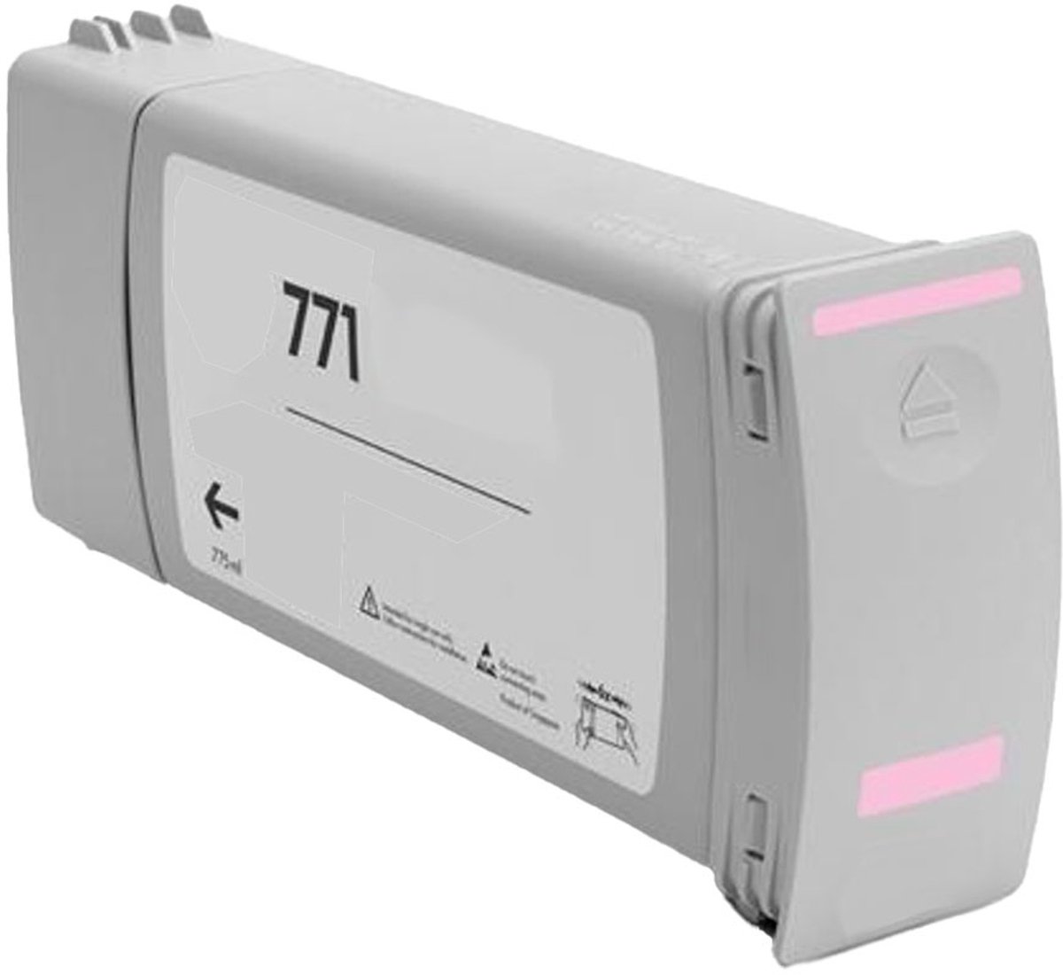 ABC huismerk inktcartridge geschikt voor HP 771 licht grijs 775 ml geschikt voor Designjet Z6200 Z6600 Z6610 Z6800 Z6810