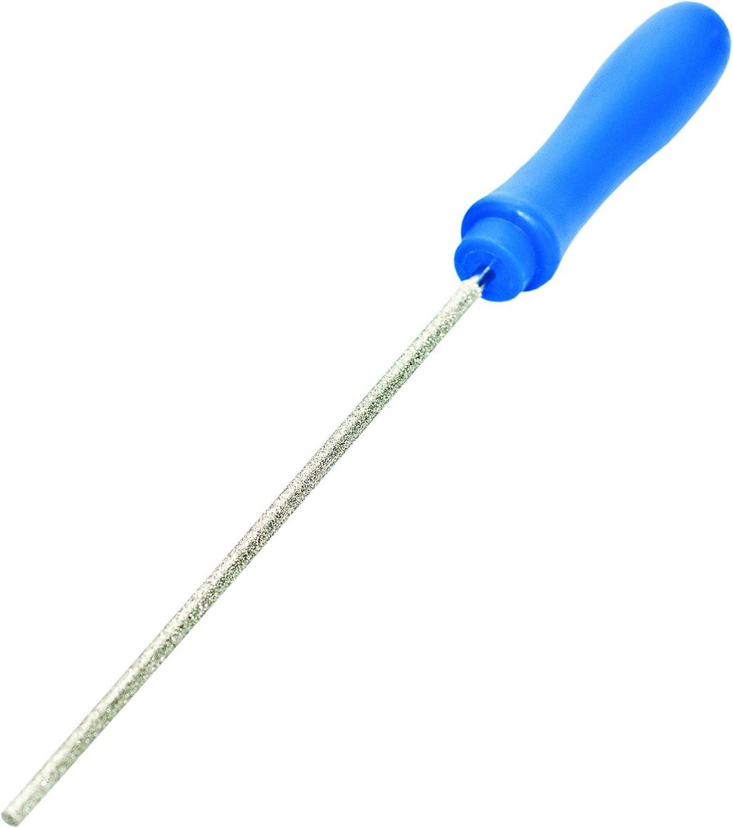 Ronde Diamantvijl 4,8 mm voor Kettingzaag Slijpen - Inclusief Handvat