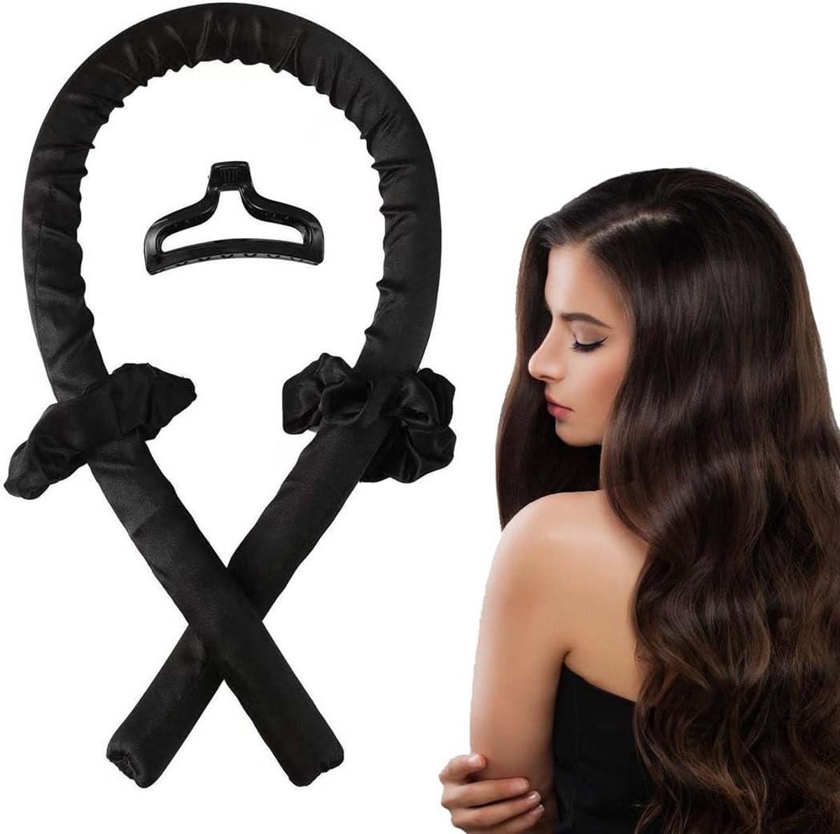 4-delige set Haarrollers Zonder Warmte, Krulspelden, Haarband Voor Kort En Lang Haar