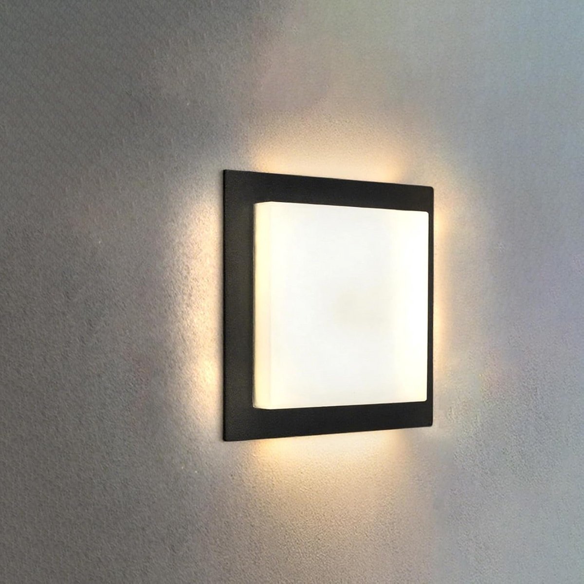 Waterdichte LED Buitenwandlamp Aluminium IP44 Neutraal Wit Licht