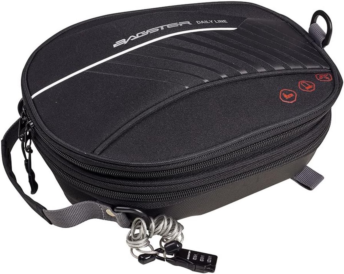 Motorfiets Tanktas voor Schijfslot en Accessoires - Zwart