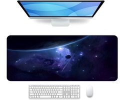 Olivivo® Muismat Heelal - Gaming Mousepad XXL - Onderlegger - Grote Muismat - 90x40 CM - Bureaulegger - Toetsenbord - Anti Slip - Waterproof - Desktop mat