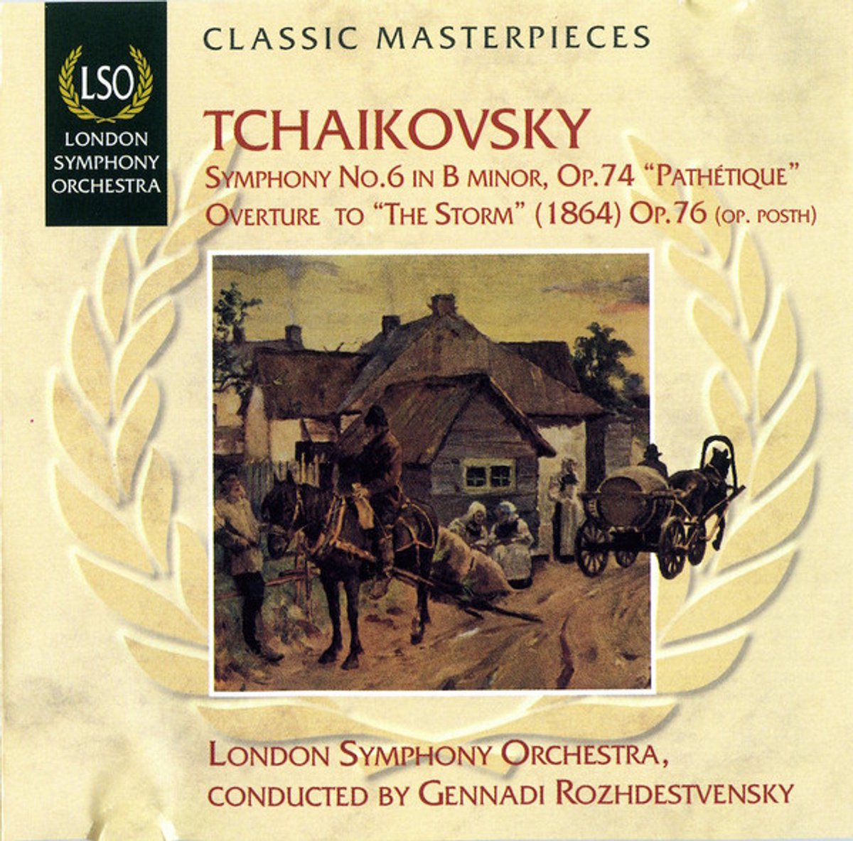 1-CD Tchaikovsky - Symphony No. 6 / Overture to "the Storm" - London Symphony Orchestra / Gennadi Rozhdestvensky